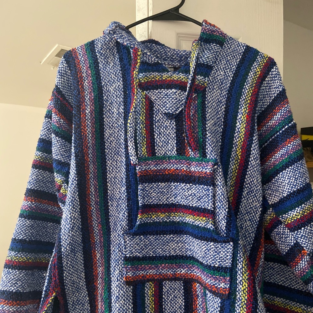 Colorful Baja Hoodie.